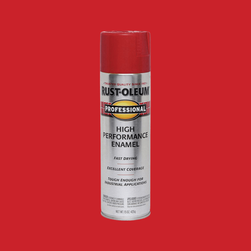 Rust-Oleum Professional Gloss Safety Red Spray Paint 15 oz. | Gilford Hardware 