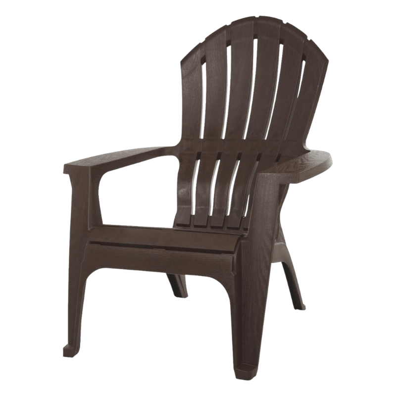 Adams RealComfort Adirondack Chair Poly Earth Brown | Gilford Hardware