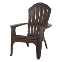 Thumbnail for Adams RealComfort Adirondack Chair Poly Earth Brown | Gilford Hardware