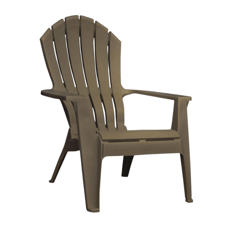 Adams RealComfort Adirondack Chair Poly Earth Brown | Gilford Hardware