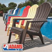 Thumbnail for Adams RealComfort Adirondack Chair Poly Earth Brown | Gilford Hardware