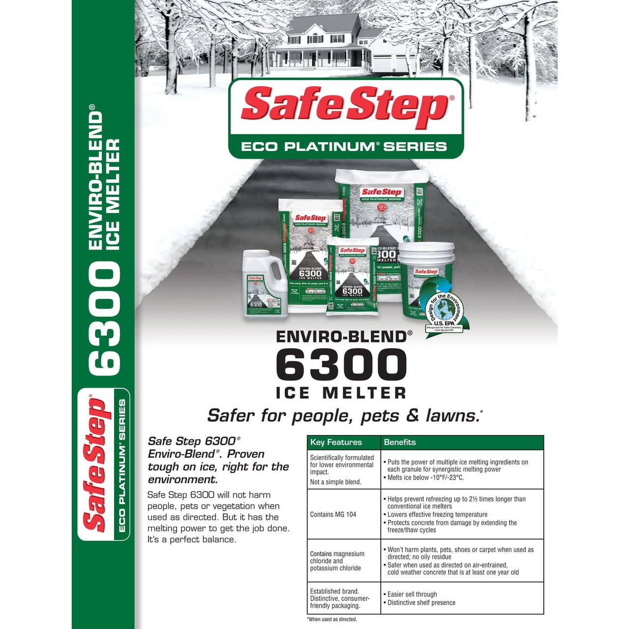 Safe Step Enviro-Blend 6300 Pet Friendly Granule Ice Melt 50 lb. | Gilford Hardware 