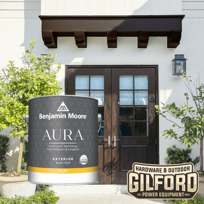 Benjamin Moore Aura Exterior Paint Flat | Gilford Hardware