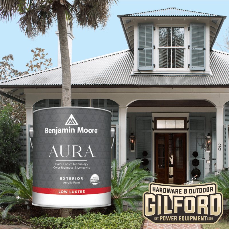 Benjamin Moore Aura Exterior Paint Low Lustre | Gilford Hardware