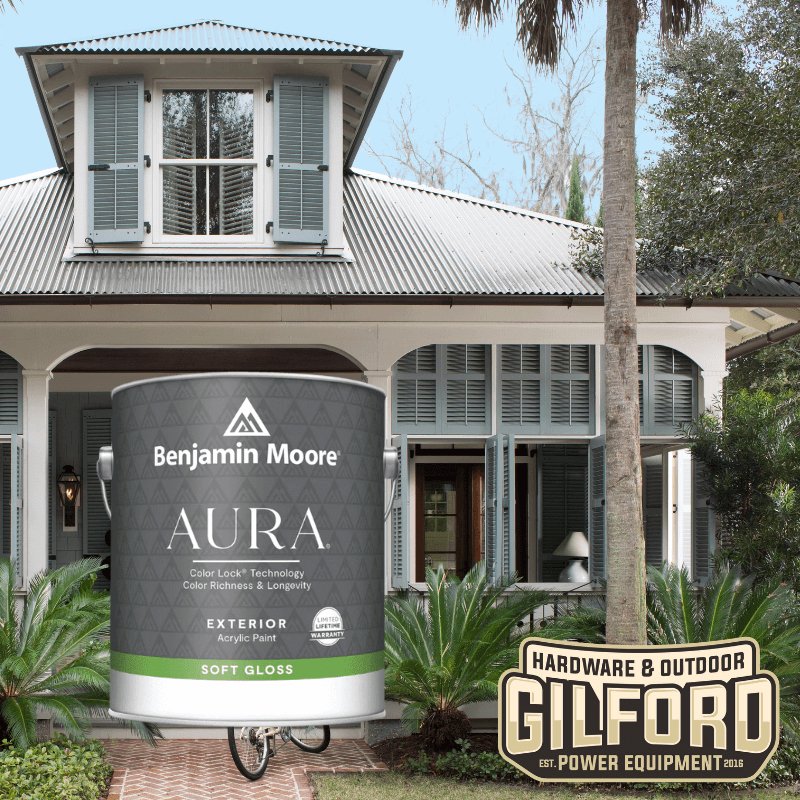 Benjamin Moore Aura Exterior Paint Semi/Soft-Gloss | GH