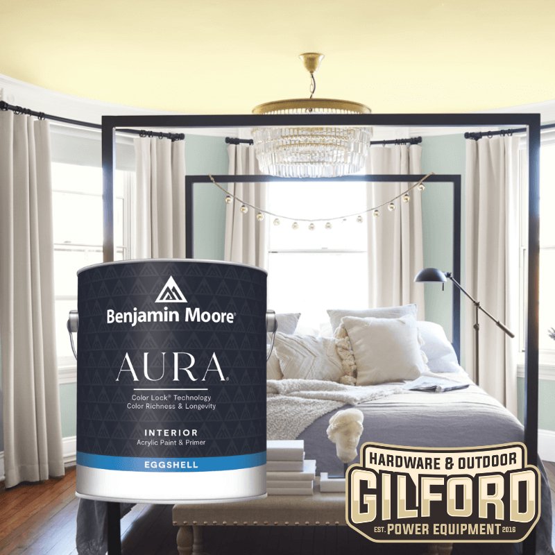 Benjamin Moore Aura Interior Paint Eggshell | Gilford Hardware 