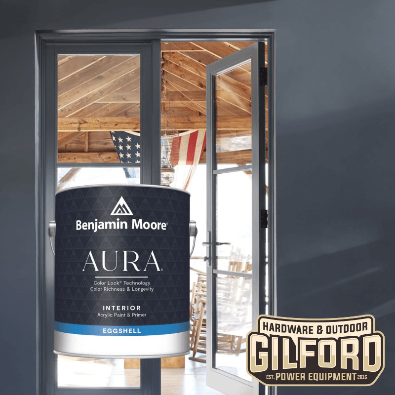 Benjamin Moore Aura Interior Paint Eggshell | Gilford Hardware 