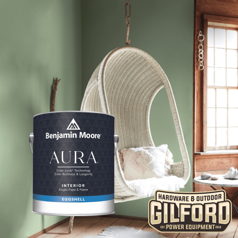 Benjamin Moore Aura Interior Paint Eggshell | Gilford Hardware 