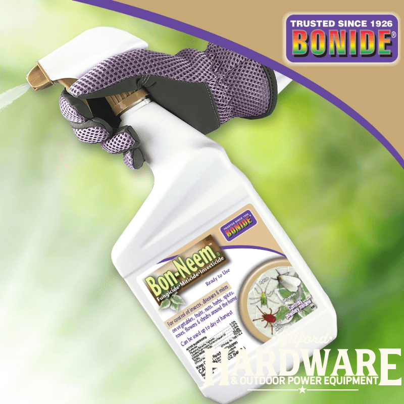 Bon-Neem II Organic 3 in 1 Garden Insect Spray Liquid 32 oz. | Gilford Hardware