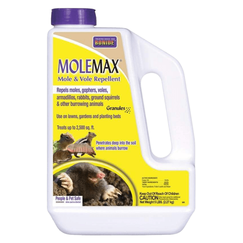 Bonide MoleMax Animal Repellent Granules For Moles and Voles 5 lb. | Gilford Hardware