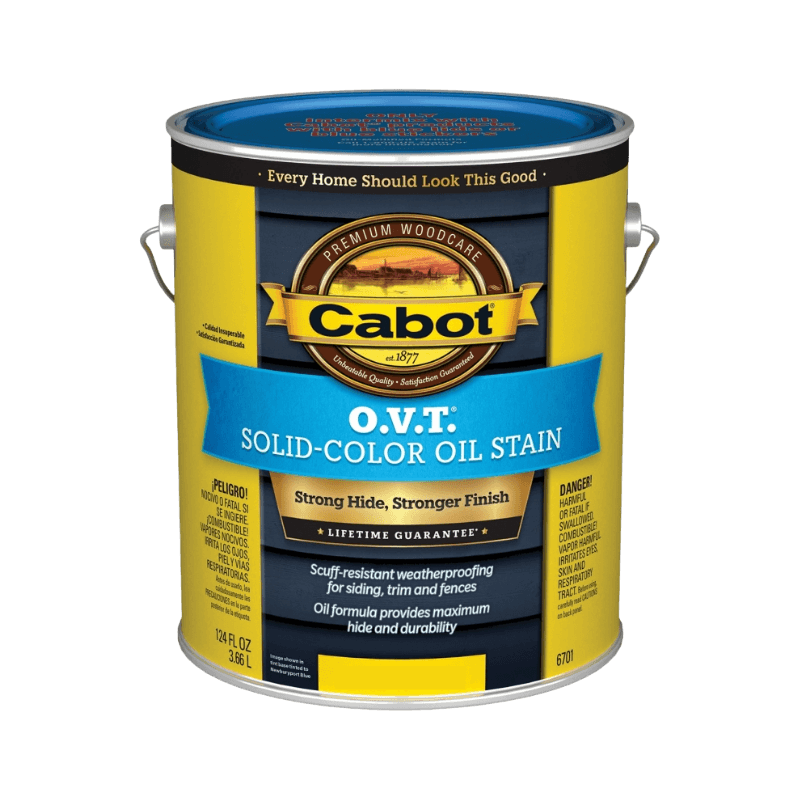 Cabot O.V.T. Solid Tintable Oil-Based Stain 1 gal. | Gilford Hardware