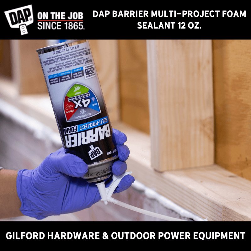 DAP Barrier Multi-Project Foam Sealant 12 oz. | Gilford Hardware