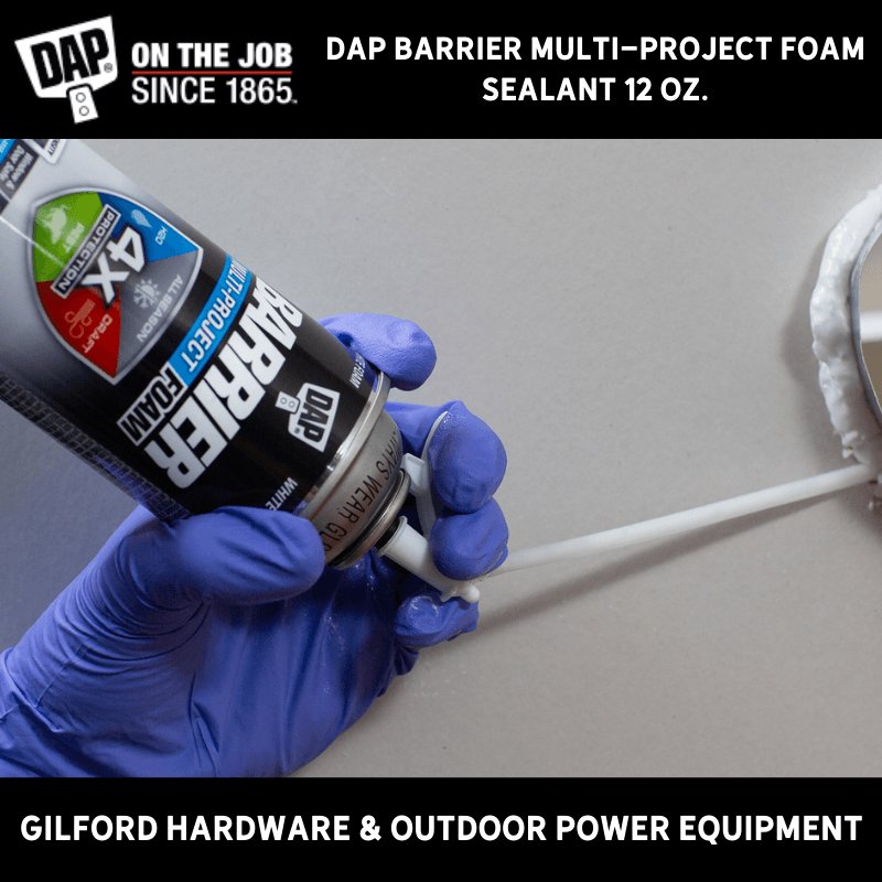 DAP Barrier Multi-Project Foam Sealant 12 oz. | Gilford Hardware