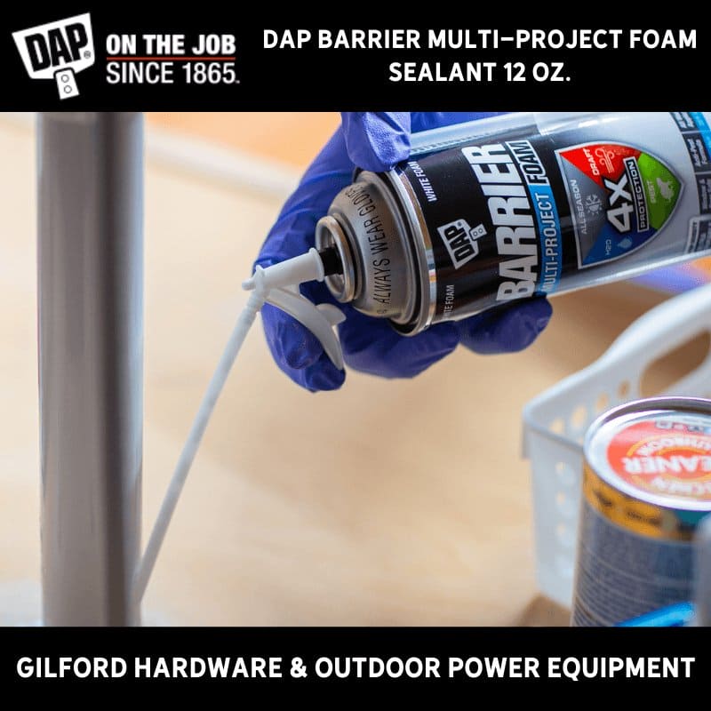 DAP Barrier Multi-Project Foam Sealant 12 oz. | Gilford Hardware