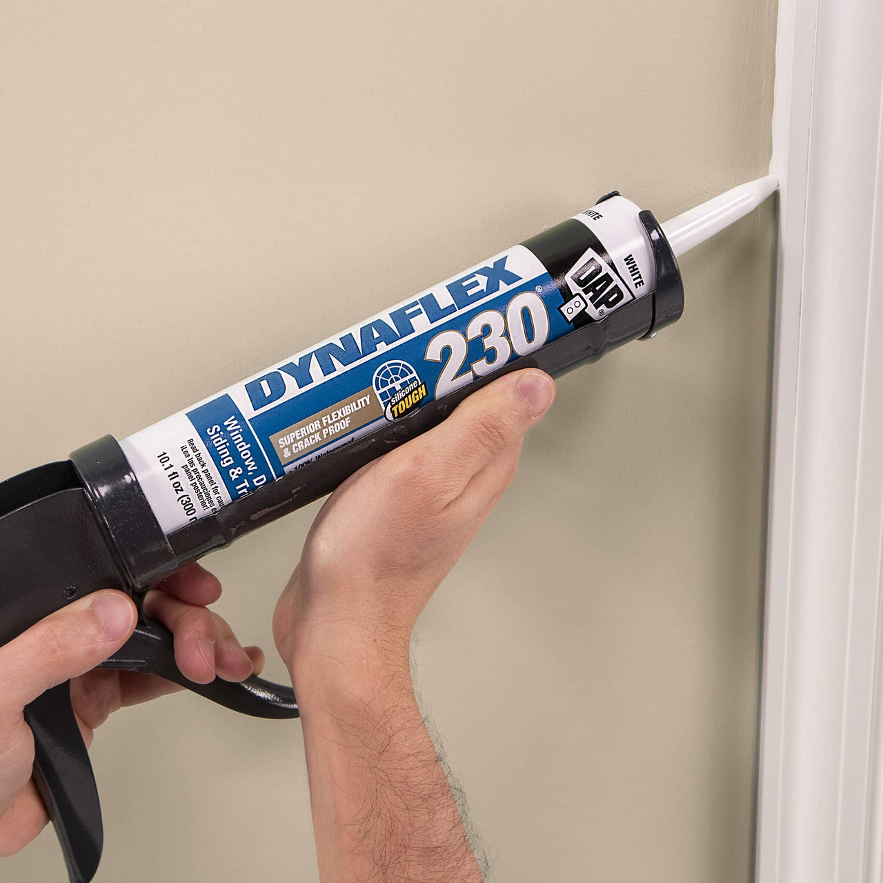 DAP Dynaflex 230 Silicone Sealant Door, Trim & Window Sealant 10.1 oz. | Gilford Hardware 