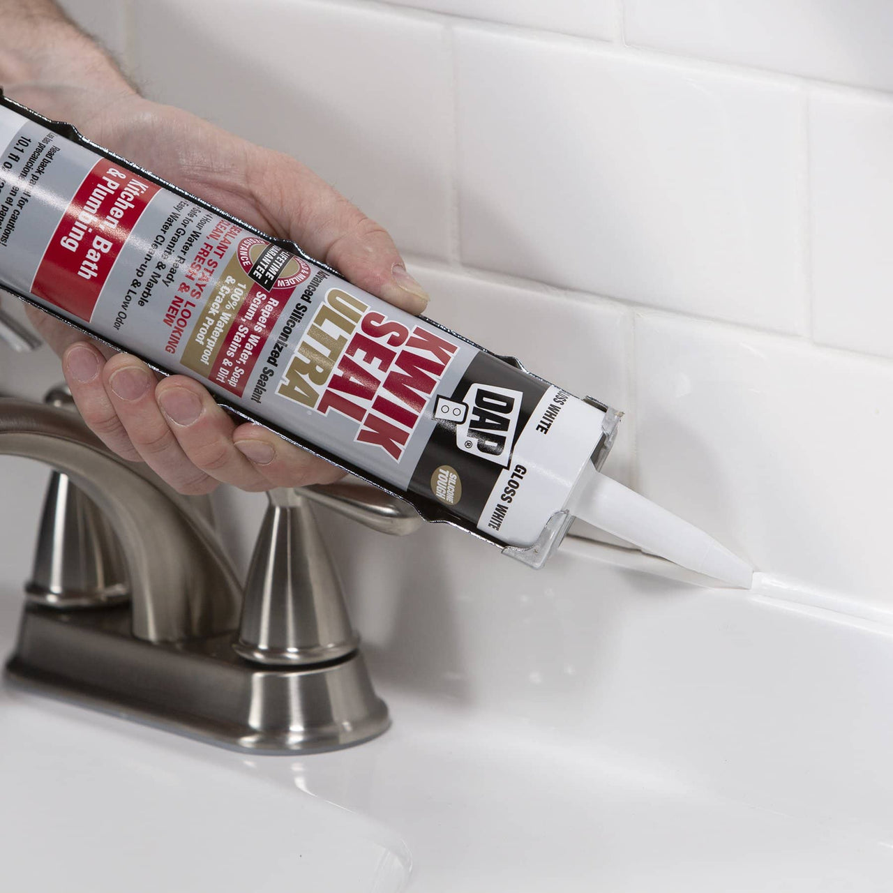 DAP Kwik Seal Ultra Sealant Kitchen and Bath 5 oz. | Gilford Hardware 