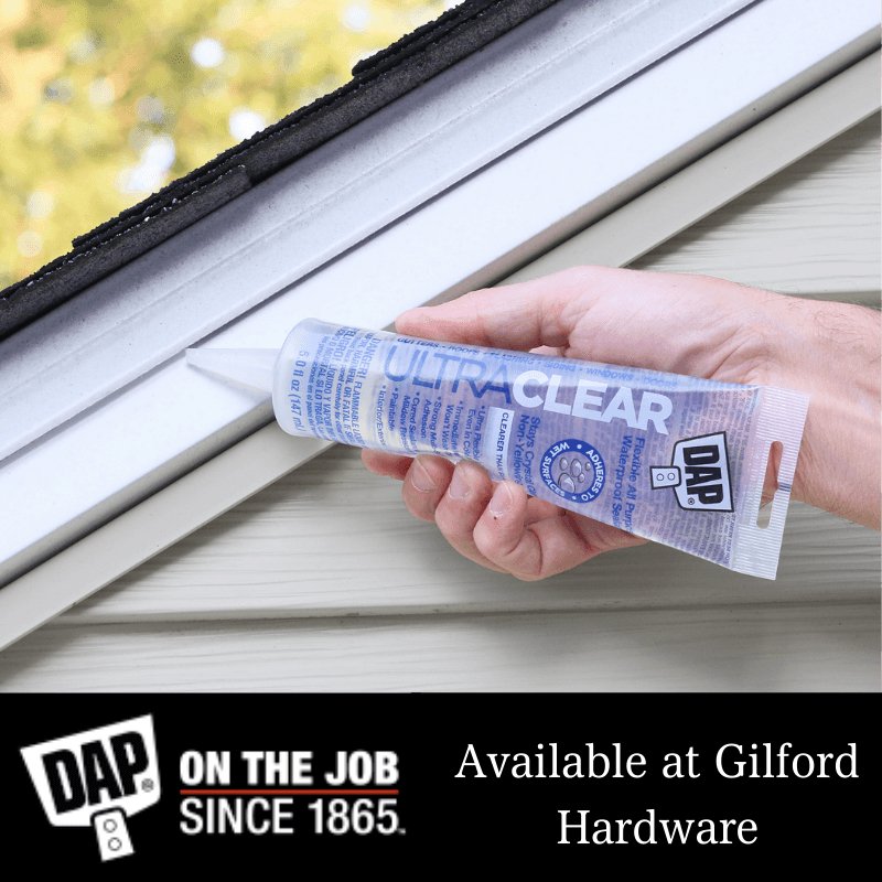 DAP Ultra Clear All Purpose Sealant  | Gilford Hardware 