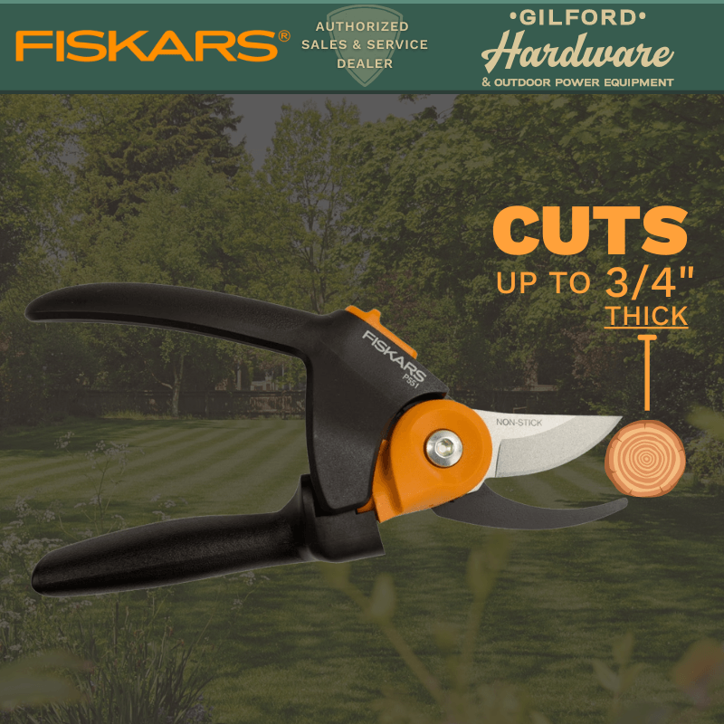 Fiskars PowerGear2 Steel Bypass Pruner | Gilford Hardware