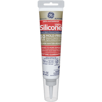 Thumbnail for GE Advanced Silicone 2 Kitchen & Bath Sealant Almond 2.8 oz. | Gilford Hardware