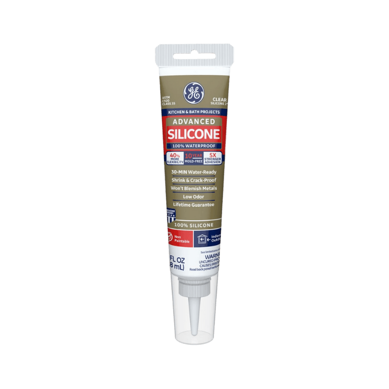 GE Advanced Silicone 2™ Kitchen & Bath Sealant 2.8 oz. | Gilford Hardware 