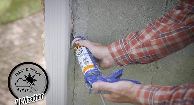 Gorilla 100% Silicone Sealant & Caulking White 9 oz. | Gilford Hardware 