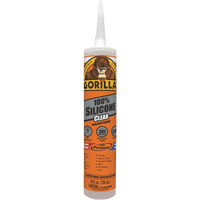 Thumbnail for Gorilla 100% Silicone Sealant & Caulking Clear 10 oz. | Gilford Hardware