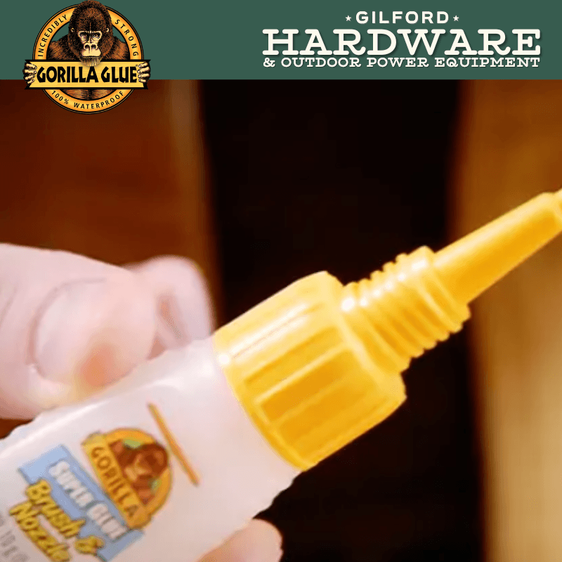 Gorilla Super Glue High Strength Brush & Nozzle  0.35 oz | Gilford Hardware