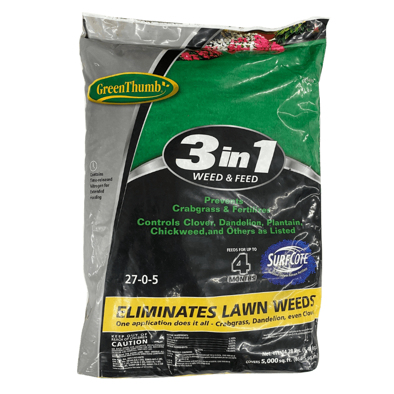 Green Thumb  3-in-1 Lawn Fertilizer 5,000 sq ft. | Gilford Hardware