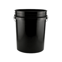 Thumbnail for Leaktite Black Plastic Bucket 5 gallon | Gilford Hardware 