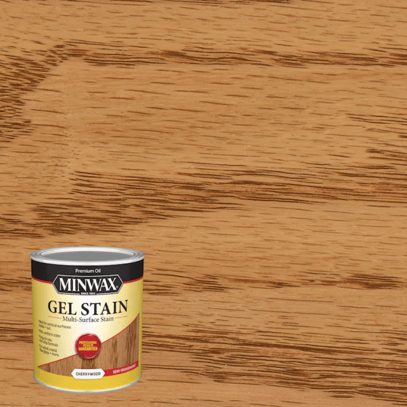 Minwax Gel Stain Oil-Based Semi-Transparent Cherrywood 1 qt. | Gilford Hardware 