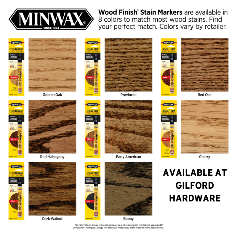 Minwax Oil Stain Marker Semi-Transparent Dark Walnut 0.33 oz. | Gilford Hardware 