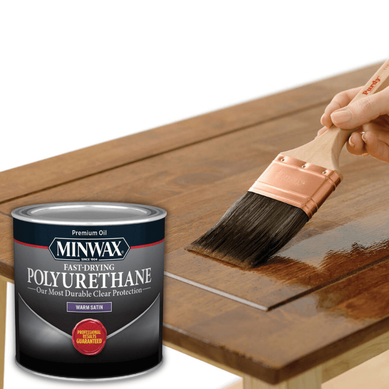 Minwax Satin Clear Fast-Drying Polyurethane 0.5 pt. | Gilford Hardware 