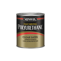 Thumbnail for Minwax Satin Clear Fast-Drying Polyurethane 1 qt. | Gilford Hardware 