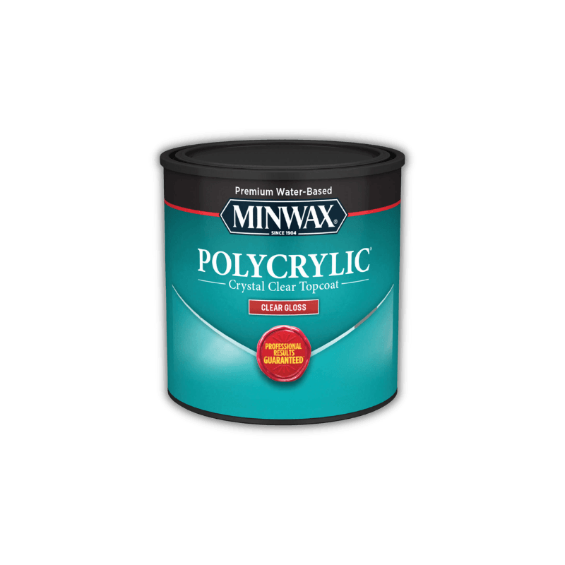 Minwax Polycrylic Protective Finish Gloss Clear 0.5 pt. | Gilford Hardware