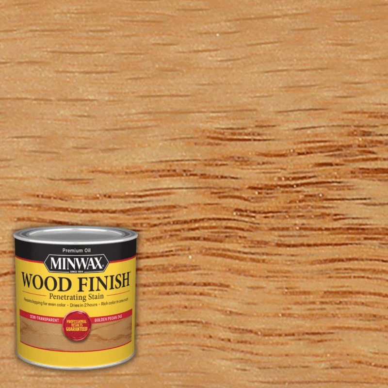 Minwax Oil Stain Semi-Transparent Golden Pecan 1/2 pt. | Gilford Hardware 