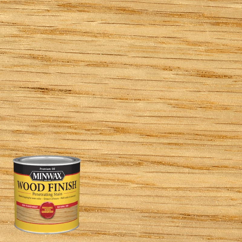 Minwax Oil-Based Wood Stain Semi-Transparent Natural 0.5 pt. | Gilford Hardware 