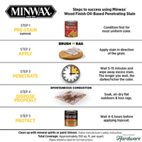 Thumbnail for Minwax Wood Oil Stain Semi-Transparent Colonial Maple 1 qt. | Gilford Hardware 