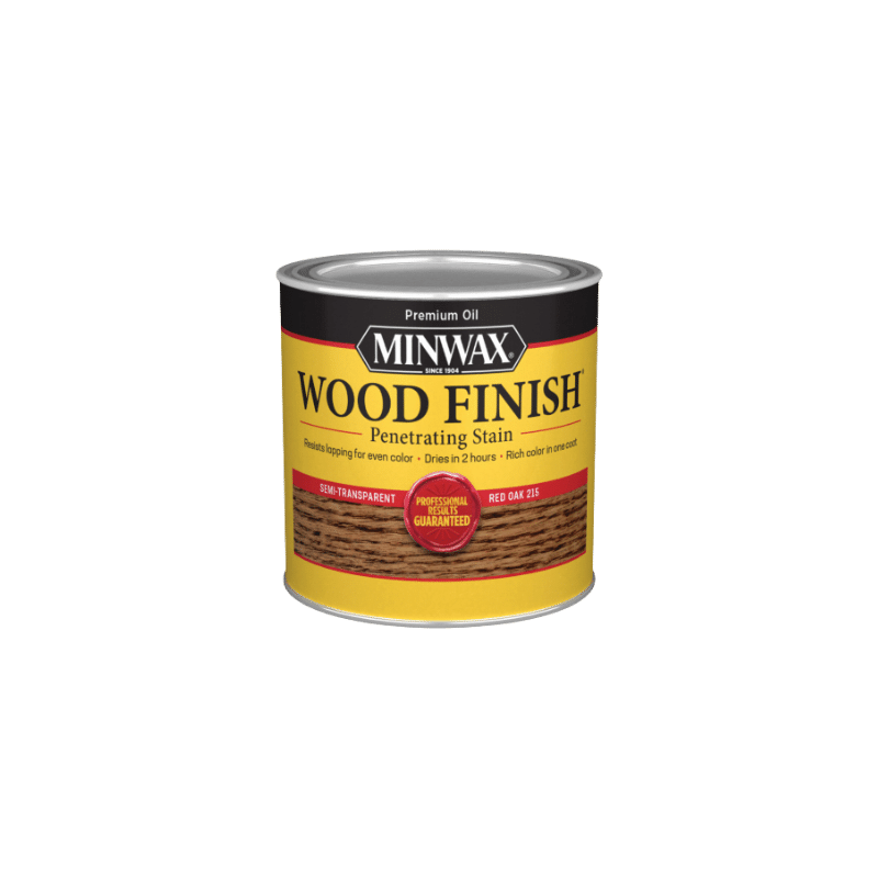 Minwax Oil-Based Wood Stain Semi-Transparent Red Oak 0.5 pt. | Gilford Hardware 