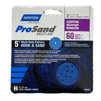 Thumbnail for Norton ProSand Sanding Disc H&L 60-Grit Coarse 5 in. 2-Pack. | Gilford Hardware 