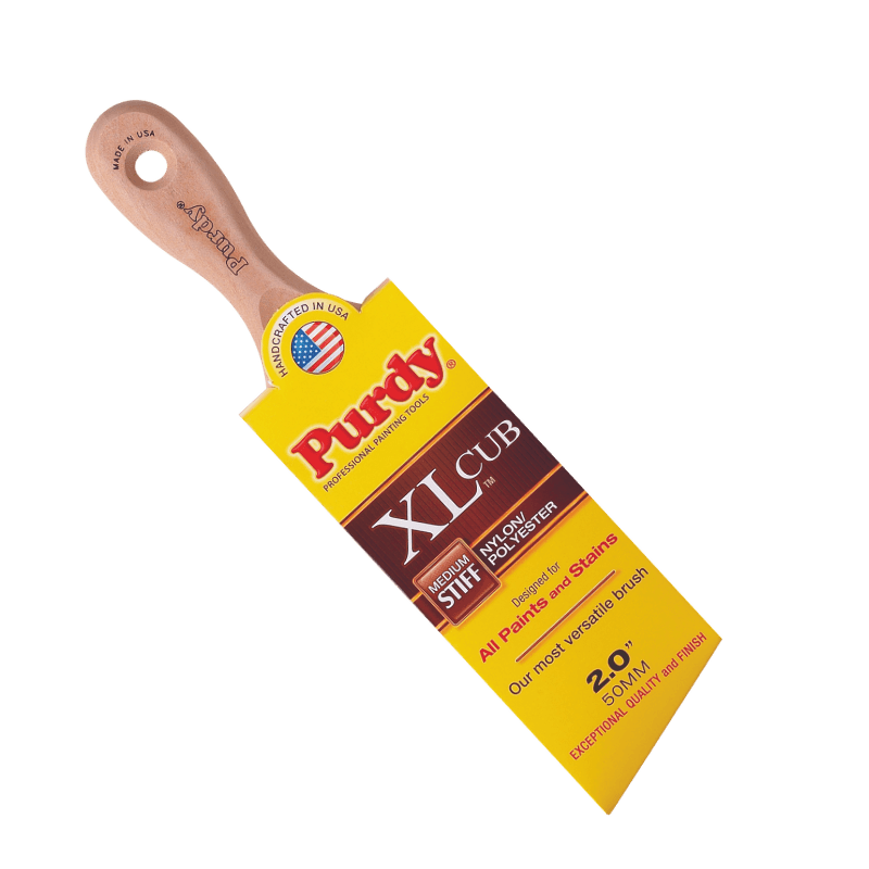 Purdy XL Medium Stiff Angle Trim Paint Brush Cub 2" | Gilford Hardware 