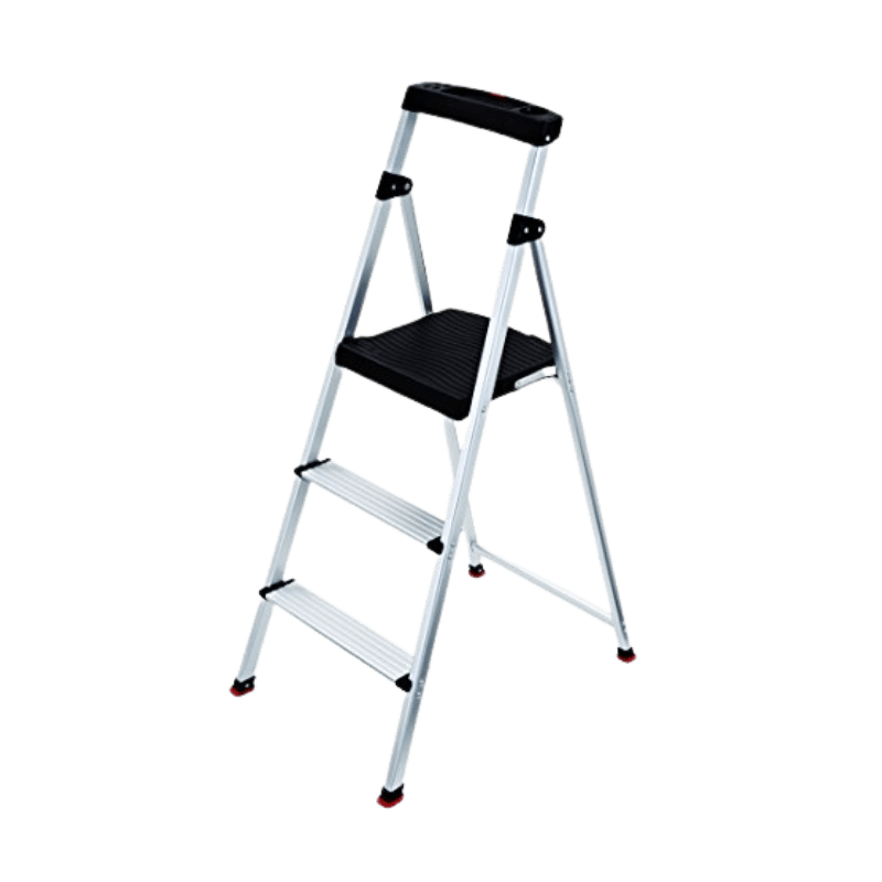 Rubbermaid Aluminum Step Stool 3-Step | Gilford Hardware