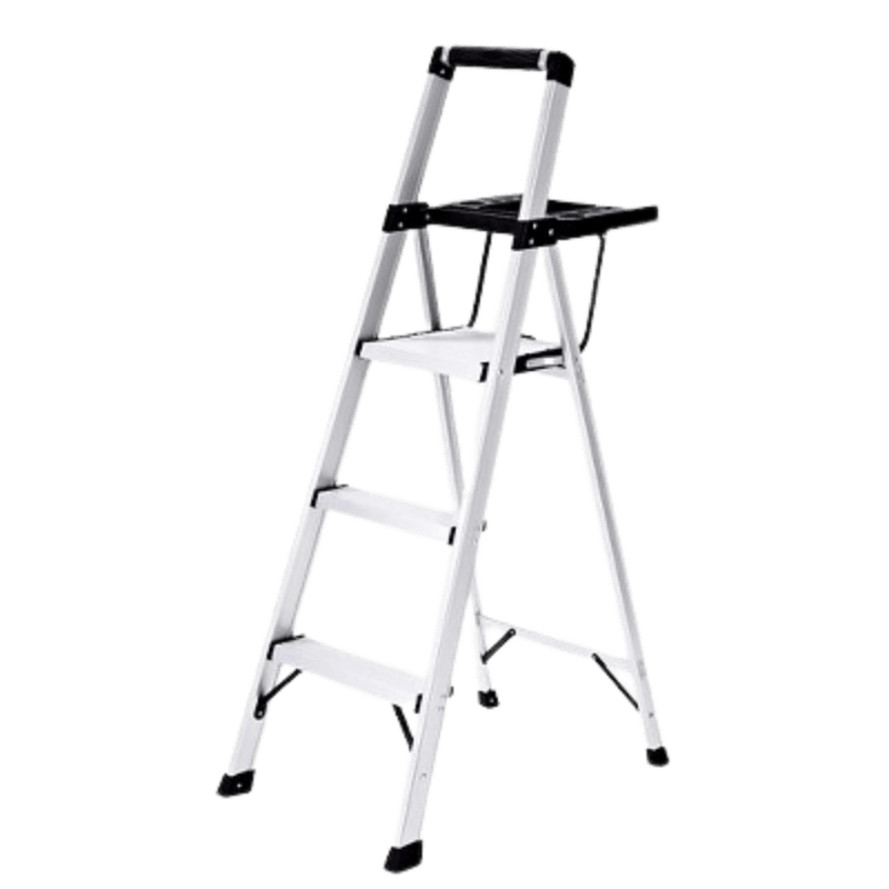 Rubbermaid Aluminum Step Stool 3-Step | Gilford Hardware