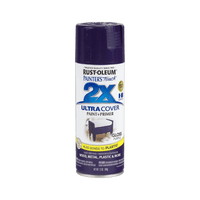 Thumbnail for Rust-Oleum 2X Cover Gloss Purple Paint+Primer Spray Paint 12 oz. | Gilford Hardware