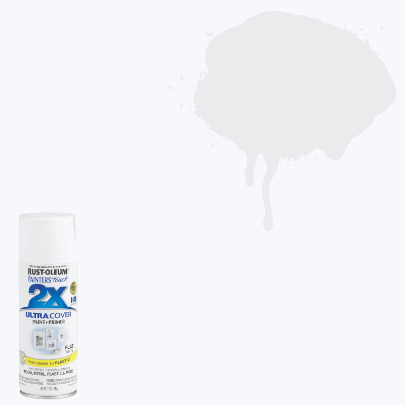 Rust-Oleum 2X Ultra Cover Satin Blossom White Paint+Primer Spray Paint 12 oz. | Gilford Hardware