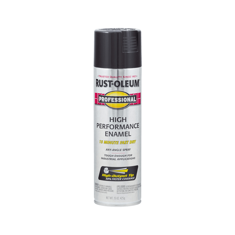 Rust-Oleum Professional Gloss Black Spray Paint 15 oz. | Gilford Hardware