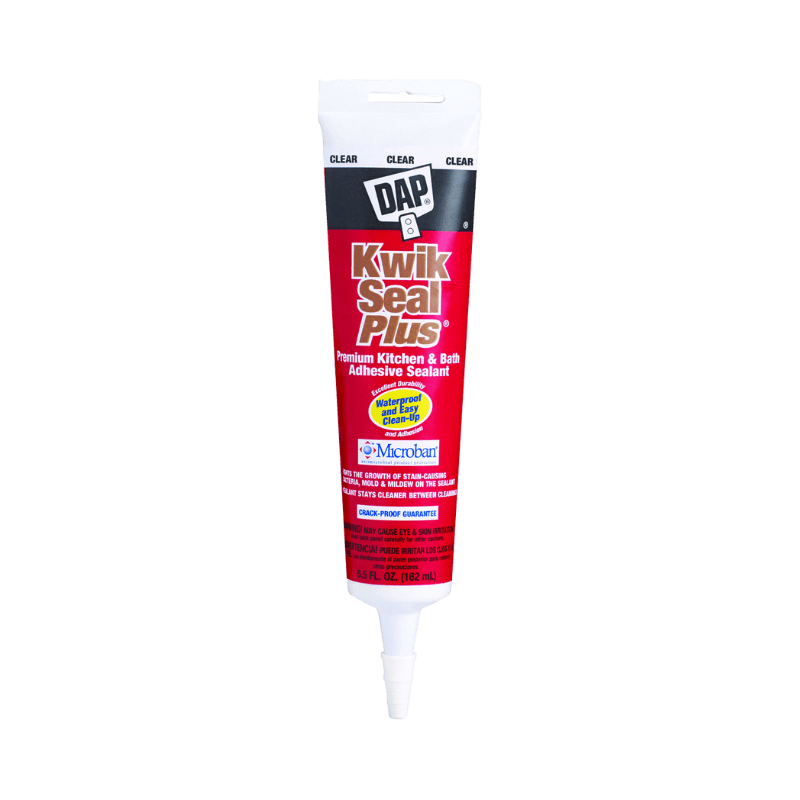 DAP Kwik Seal Ultra Advanced Kitchen and Bath Sealant Clear 5.5 oz. | Gilford Hardware