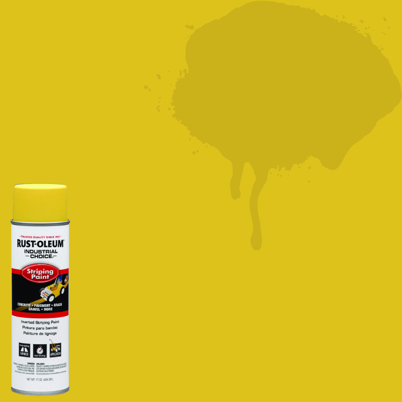 Rust-Oleum Yellow Inverted Marking Paint 18 oz. | Gilford Hardware