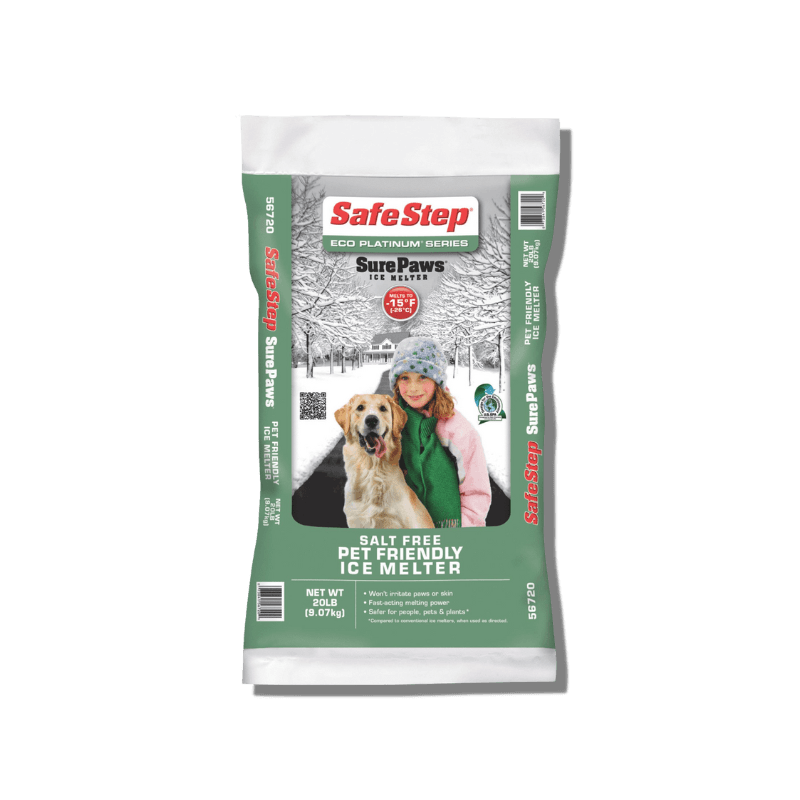 Safe Step Sure Paws Magnesium Chloride Pet Friendly Granule Ice Melt 20 lb. | Gilford Hardware