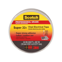 Thumbnail for Scotch Super 33+ Black Electrical Tape 3/4