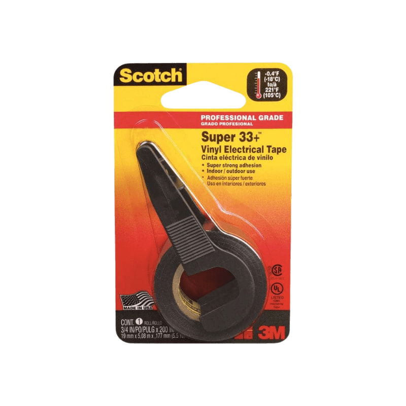 Scotch Super 33+ Electrical Tape 3/4" X 200" | Gilford Hardware